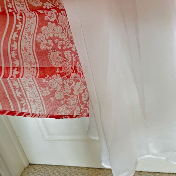 ZARA Boho Floral-Patch Maxi Dress with Crochet Neck and Fringe XS/S - Picture 15 of 16